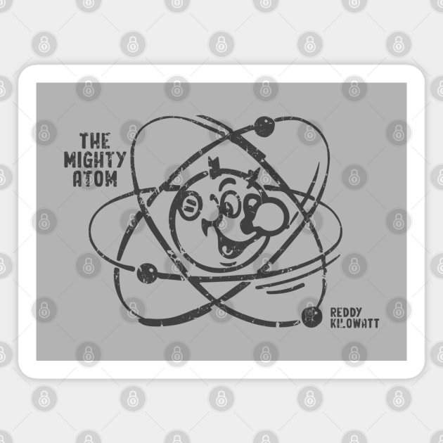 The Mighty Atom - Reddy Kilowatt Magnet by Sayang Anak
